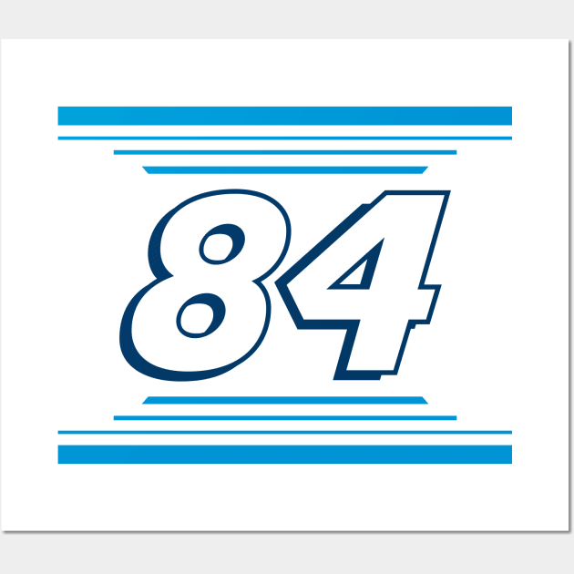 Jimmie Johnson #84 2024 NASCAR Design Wall Art by AR Designs 